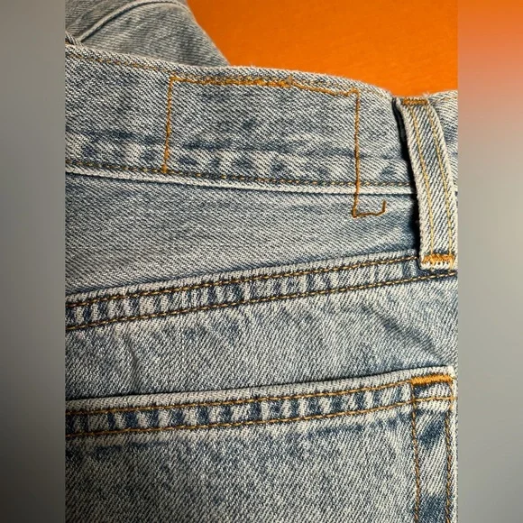 VINTAGEππ ( RARE ) ππLEVIS - 1990s Cutoff Blue jeans shorts πππππππππππππππ - Picture 16 of 16